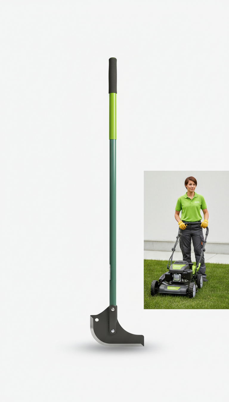 Heavy-Duty Edging Tool with Branded Gloves